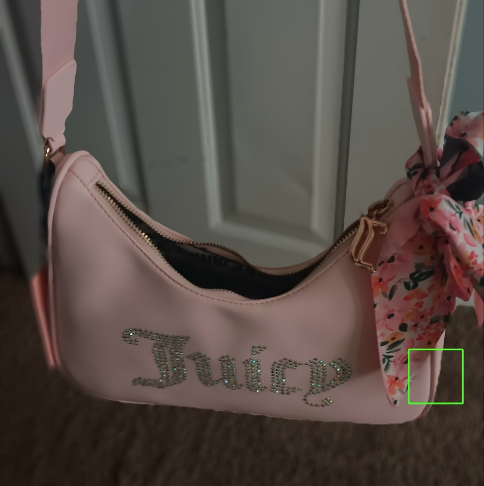 JUICY COUTURE CROSSBODY.POWDER BLUSH OBSESSION,WITH TWILLY. NWT
